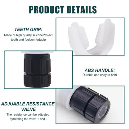 2ND SET Durable Lung Trainer for Enhanced Breath Control | Adjustable Levels for Increased Lung Capacity (Copy)